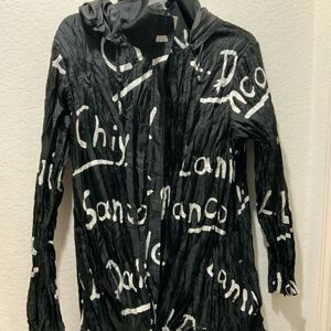 Neo Noble Graffiti Print Reversible Jacket Size L